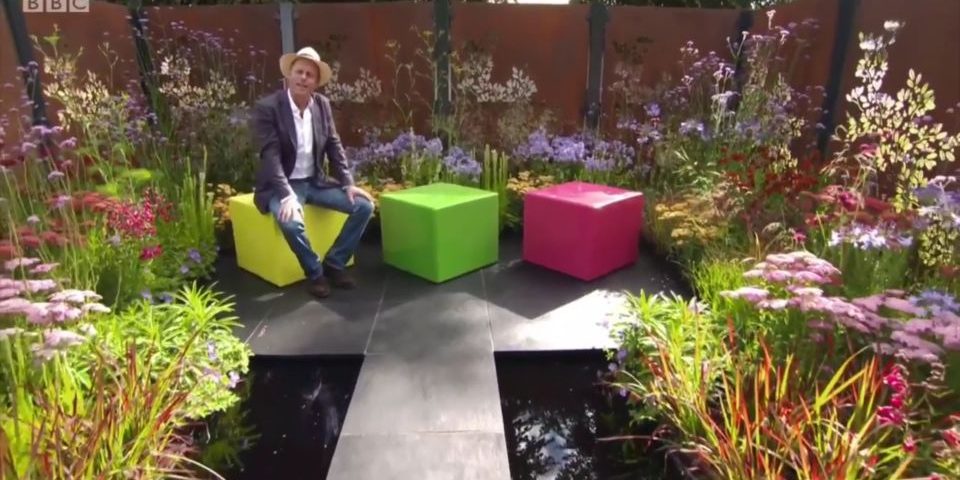 hampton-court-2017 Colour Box design is winning awards using pond dye at Hampton Court 2017