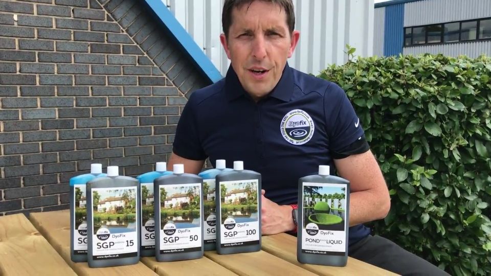 james-talking-dyofix Watch James Watson of Dyofix and learn how to dye your pond black or blue