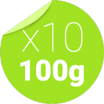 quantity sticker 10x100