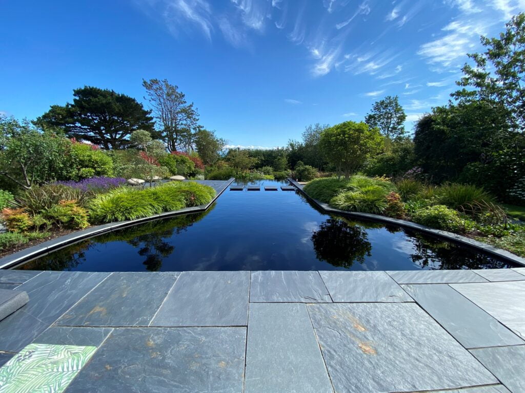 Black Reflecting Pool Setting Up A Small Reflecting Pool For Backyard