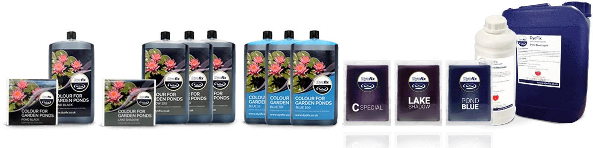 Dyofix pond dye range